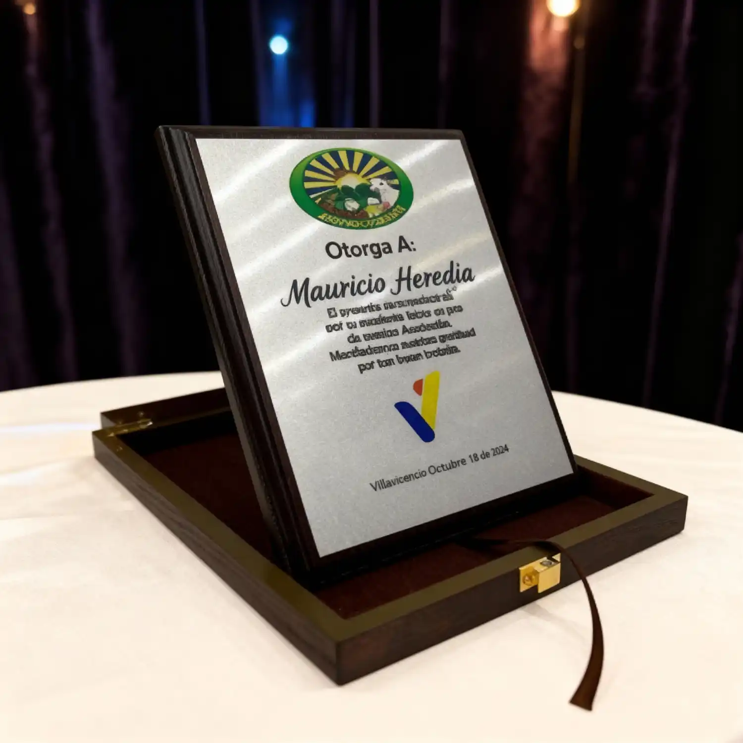 Placas de Reconocimiento personalizdas