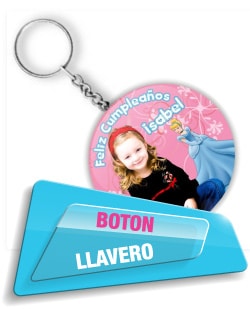 Botones Publicitarios llavero