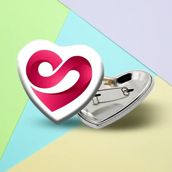 Botón Publicitario Corazón - Imagen 3