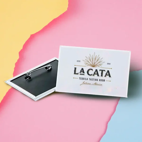 Boton Publicitario Rectangular - Imagen 4