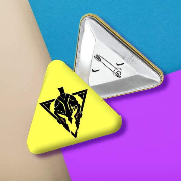 Boton Publicitario Triangular - Imagen 2