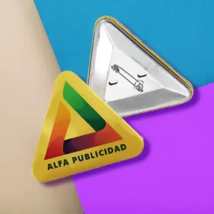 Boton Publicitario Triangular