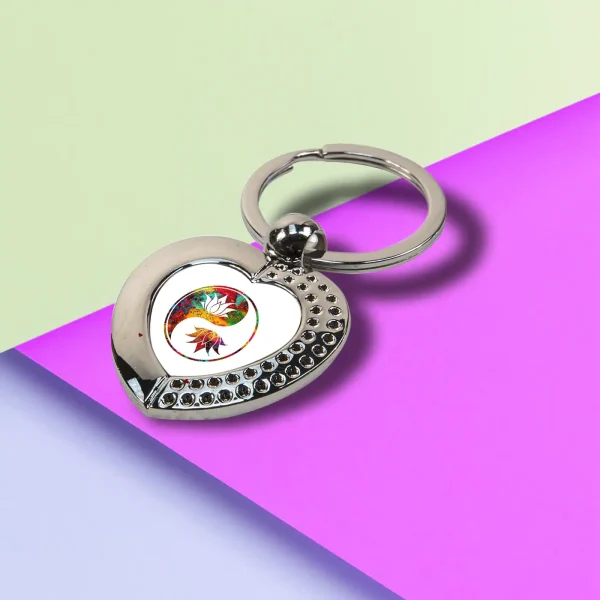 Llavero Metálico Corazón - Imagen 3