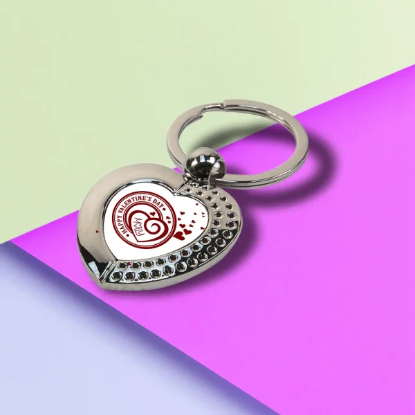 Llavero Metálico Corazón - Imagen 4