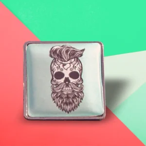 Pin Metálico Cuadrado