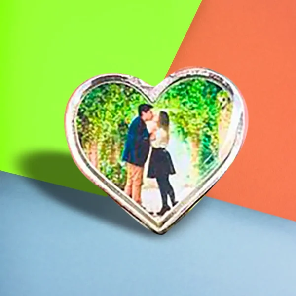 Pin Metálico Corazón - Imagen 2