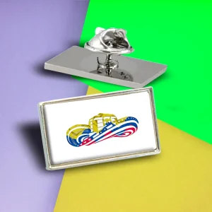 Pin Metálico Rectangular