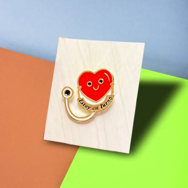 Pin Metálico Salud - Imagen 2