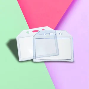 Porta Carnet en Vinilo Transparente