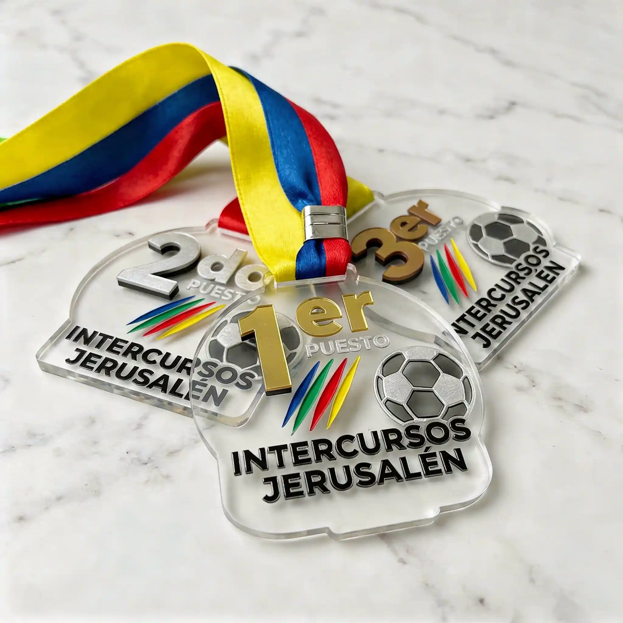 medallas en acrilico colombia