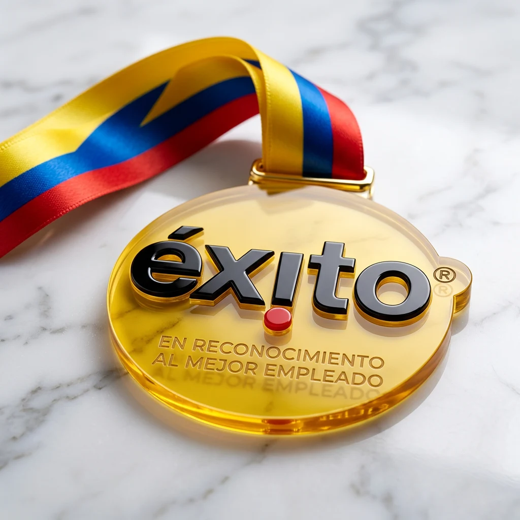 medallas en acrilico colombia