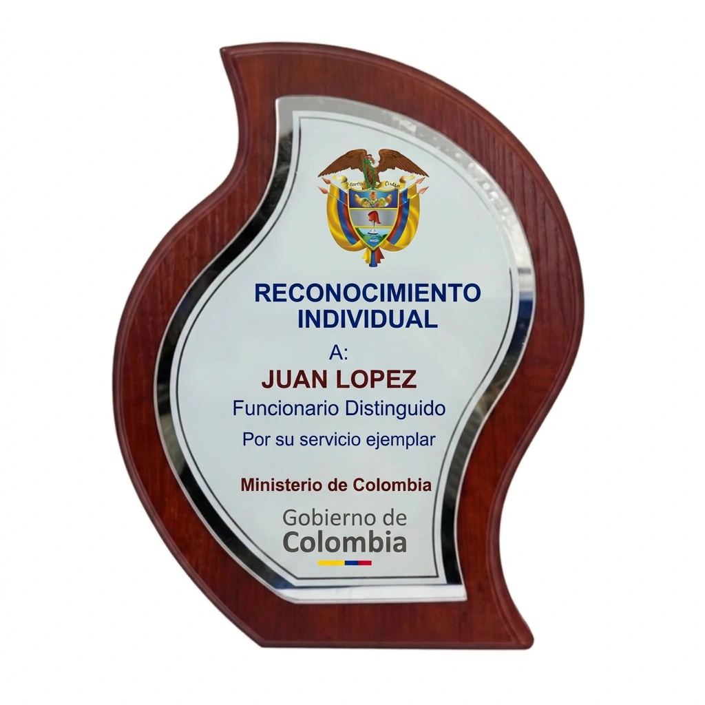 placas conmemorativas para empresas colombia