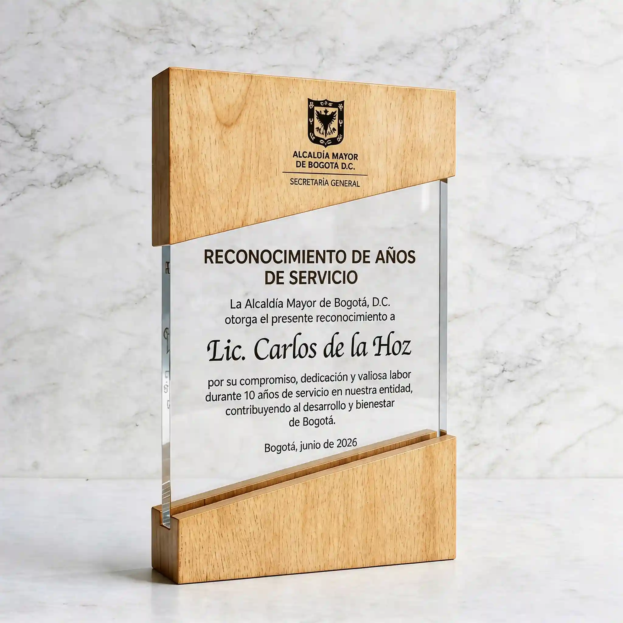 placas conmemorativas bogota