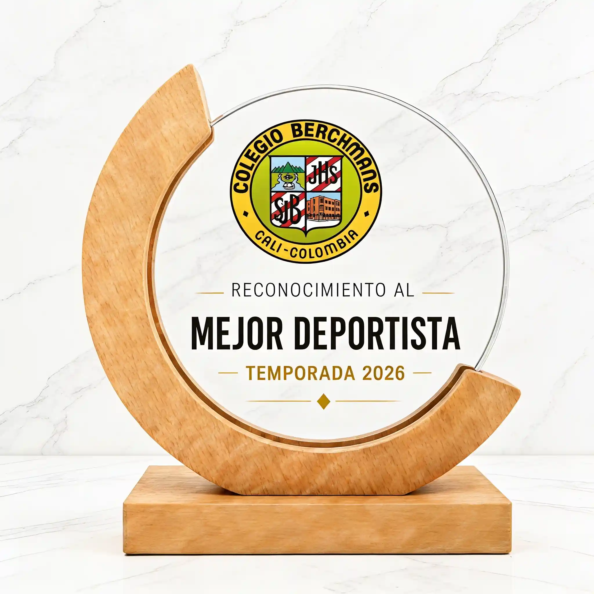 Placas de reconocimiento para colegios