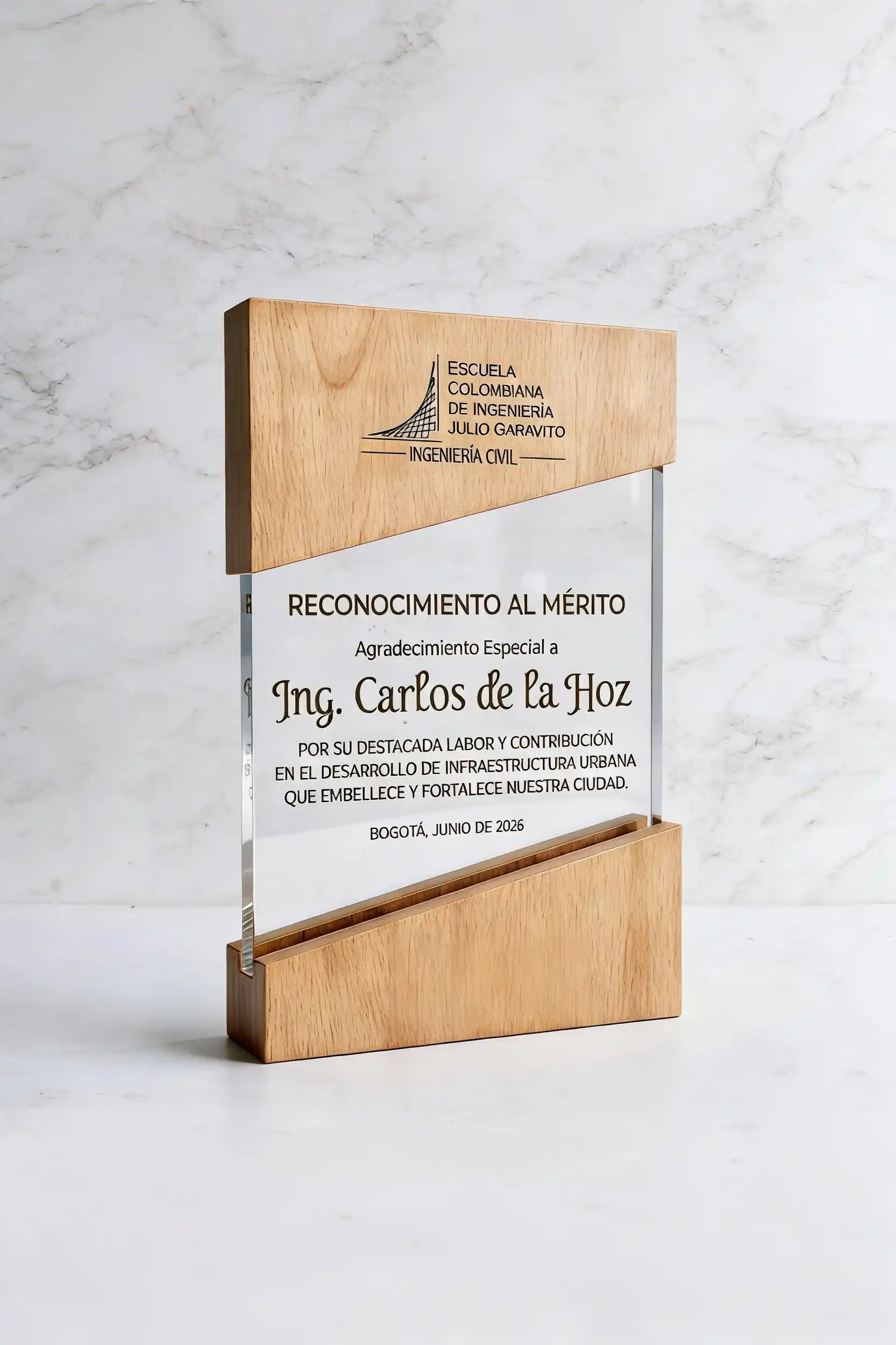 Placas de reconocimiento para empresas