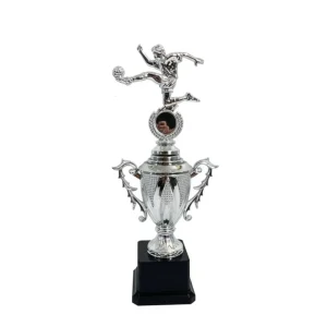 Trofeo Plateado 25cm De Futbol - Kojak Graphic