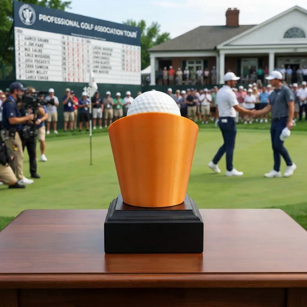 detalle-hoyuelos-bola-trofeo-golf-alta-precision